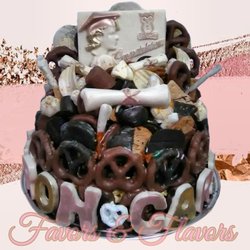 Favors & Flavors - Happy Graduation Large Snack Tower $130
