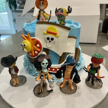 Heavenly Bite Bakery - One piece custom birthday cake - Cupcakes Near Me Heavenly Bite Bakery - One piece custom birthday cake - Cupcakes Near Me