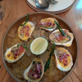 Leche De Tigre - Oysters - Peruvian Near Me - San Antonio, Texas
