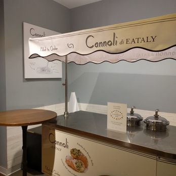 Eataly Boston - Canoli stand moved downstairs - Pizza Near Me - Boston, Massachusetts