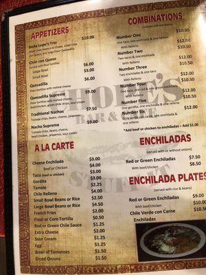 Menu photo 7 Chope's Bar and Café La Mesa, NM Menu photo 7 Chope's Bar and Café La Mesa, NM