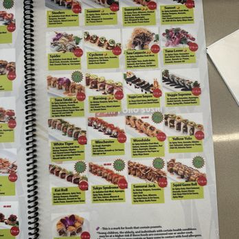 Sapporo Sushi - Menu as of Dec 2024 - Japanese Near Me - San Marcos, California