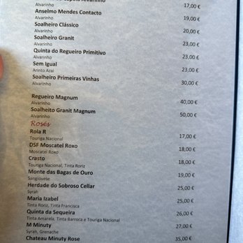 Pe Na Areia - Drink menu (June 2023) - Seafood Near Me - Figueira da Foz, 06