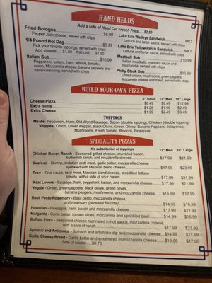 Menu photo 1 The Wonder Bar Milan, OH Menu photo 1 The Wonder Bar Milan, OH