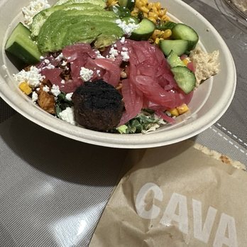 CAVA - Harissa Avocado Bowl - Salad Near Me - El Segundo, California CAVA - Harissa Avocado Bowl - Salad Near Me - El Segundo, California