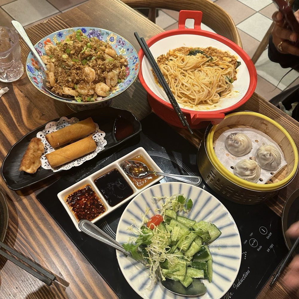Fusion Dumpling - Shrimp Fried Rice, Crab Meat Lo Mein, Cucumber Salad, Vegetable Spring Roll, Chocolate Dumpling - Dim Sum Near Me - San Francisco, California