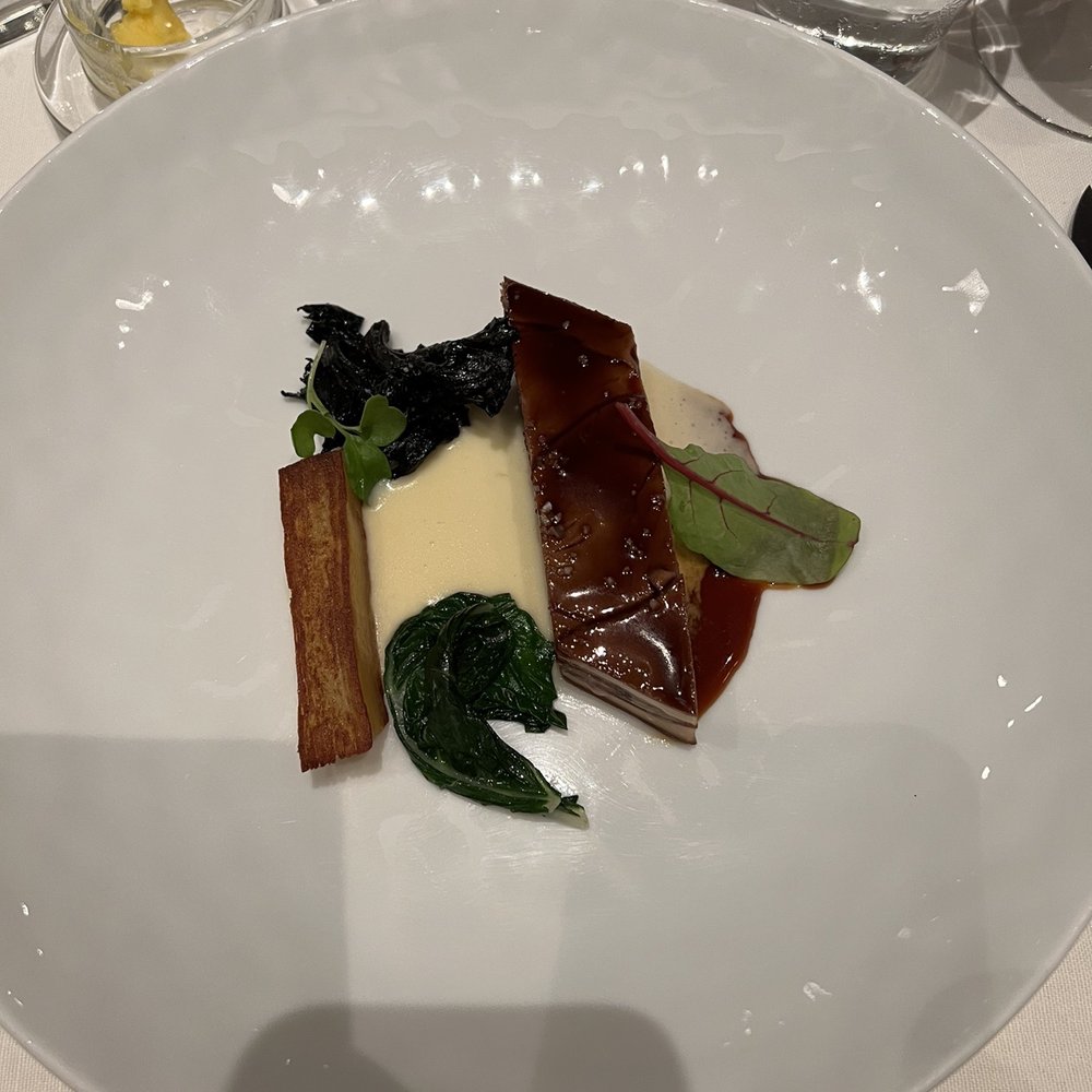 Comice - Veal pressé with a potato millefeuille -- out of this world good, especially the millefeuille - French Near Me - Paris, 75 Comice - Veal pressé with a potato millefeuille -- out of this world good, especially the millefeuille - French Near Me - Paris, 75