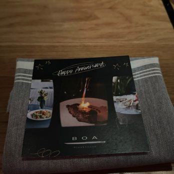 BOA Steakhouse - Anniversary Welcome - Steakhouses Near Me - Austin, Texas
