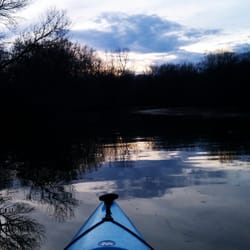 Head Gates Park - the trip home, sunset