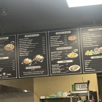 Teriyaki Time - Menu and ordering area - Japanese Near Me - Elk Grove, California