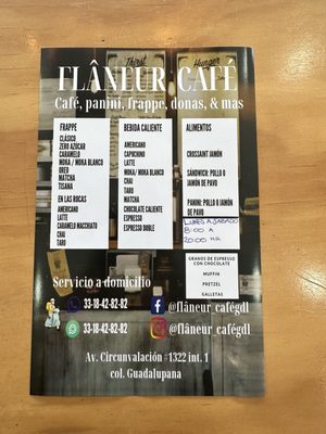 Menu photo 1 Flaneur Cafe Guadalajara, JAL Menu photo 1 Flaneur Cafe Guadalajara, JAL