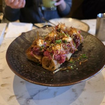 Ginger By Chillax - Beef tartare w/fried dough - Cafes Near Me - Thornhill, Ontario Ginger By Chillax - Beef tartare w/fried dough - Cafes Near Me - Thornhill, Ontario