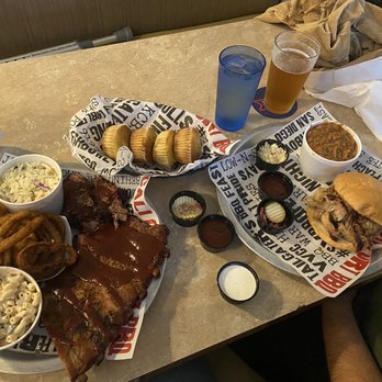 Cali BBQ - Combo plate and pulled pork sandwich - Barbeque Near Me - Spring Valley, California
