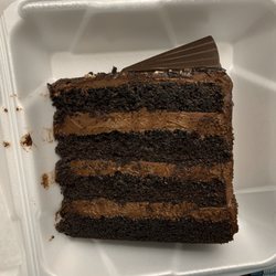Rio Pizza - Truly gigantic chocolate cake.