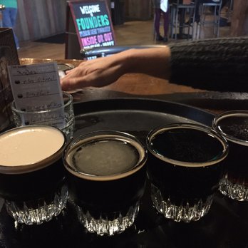 Founders Brewing - My fights which they didn't put in any particular order so didn't know which one I was trying. - Breweries Near Me - Grand Rapids, Michigan