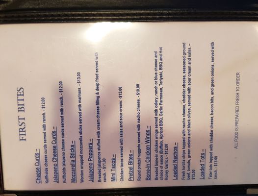 Menu photo 1 Ice House Bar and Grill Milwaukee, WI Menu photo 1 Ice House Bar and Grill Milwaukee, WI