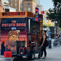 Baked potato food  truck