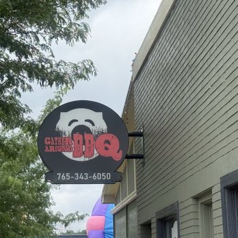 Gather Around BBQ - The sign - Food Trucks Near Me - Martinsville, Indiana