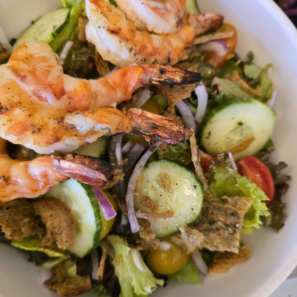 Tito & Pep - T&P salad with shrimp - New American Near Me - Tucson, Arizona Tito & Pep - T&P salad with shrimp - New American Near Me - Tucson, Arizona
