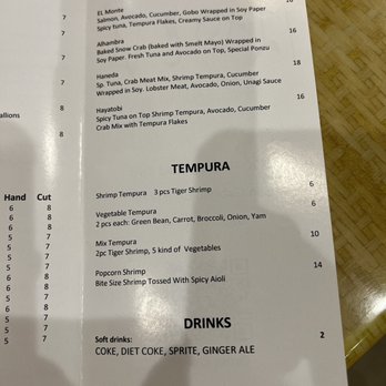 Hayatobi Sushi - Menu - Sushi Bars Near Me - San Gabriel, California