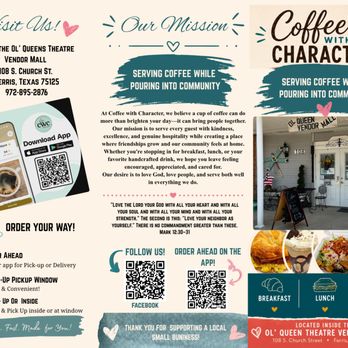 Coffee With Character - Coffee & Tea Near Me - Ferris, Texas Coffee With Character - Coffee & Tea Near Me - Ferris, Texas