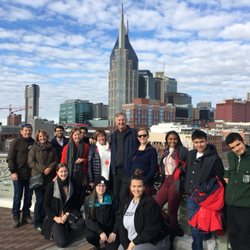 Free Guided Tours Nashville - Beautiful January Day on the Shelby Street Pedestrian Bridge Today!