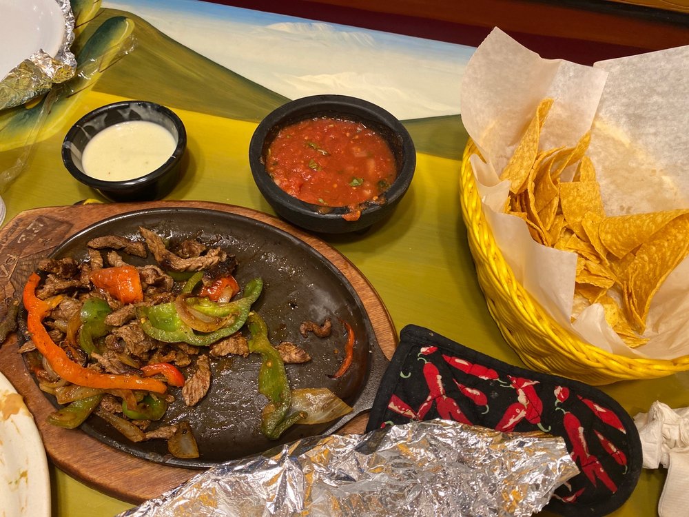 Food from El Patio Mexican Grille
