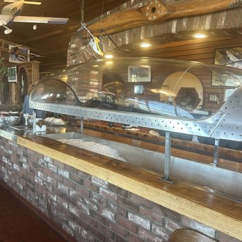 Aviator's - Inside buffet area which looks like the part of a plane - Breakfast & Brunch Near Me - Sacramento, California Aviator's - Inside buffet area which looks like the part of a plane - Breakfast & Brunch Near Me - Sacramento, California