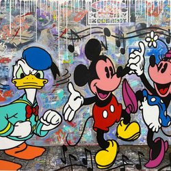 Masters Fine Art - Dancing Day by Jozza acrylic on canvas 48x40"