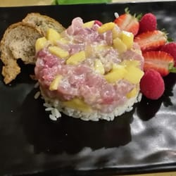 Amerini - Tartare ricciola e pesca