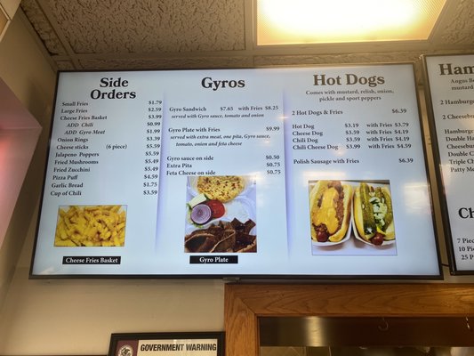 Menu photo 3 Jimmy's Drive-In Justice, IL