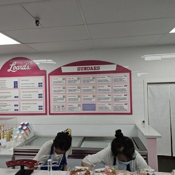 Loard's Ice Cream - Menu and staff workers - Ice Cream & Frozen Yogurt Near Me - San Leandro, California Loard's Ice Cream - Menu and staff workers - Ice Cream & Frozen Yogurt Near Me - San Leandro, California