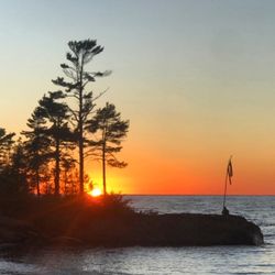 Sunset Bay RV Resort & Campground - Sunset from site #7
