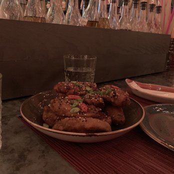 Cellar 335 - Maple chipotle Korean style wings - Cocktail Bars Near Me - Jersey City, New Jersey