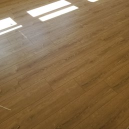 a hardwood floor being installed a hardwood floor being installed
