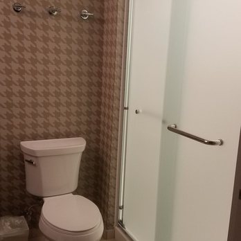 Home2 Suites by Hilton Gilbert - Bathroom. Small, but has what you need. Standup shower only, no tub. - Hotels Near Me - Gilbert, Arizona