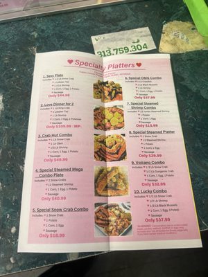 Menu photo 2 Crab Hut Seafood Roseville, MI Menu photo 2 Crab Hut Seafood Roseville, MI