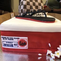 a cake made to look like a suitcase a cake made to look like a suitcase