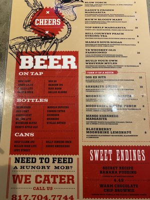 Menu photo 3 Bone Daddy's Arlington, TX