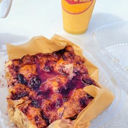 Wheat Montana Deli & Bakery - Huckleberry Bread Pudding