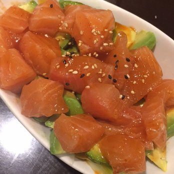 Kyoto Sushi - Spicy salmon & avocado salad. SO GOOD. - Sushi Bars Near Me - Groton, Connecticut Kyoto Sushi - Spicy salmon & avocado salad. SO GOOD. - Sushi Bars Near Me - Groton, Connecticut