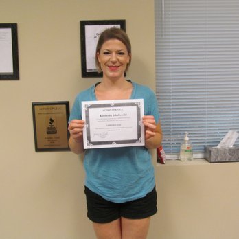 Action CPR - Student getting certified in BLS! - CPR Classes Near Me - Clayton, North Carolina