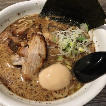 Nikka Ramen - Kuro with egg - Ramen Near Me - Goleta, California