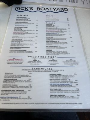 Menu photo 4 Rick's Café Boatyard Indianapolis, IN Menu photo 4 Rick's Café Boatyard Indianapolis, IN