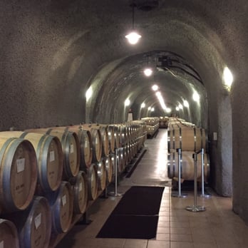 Pine Ridge Vineyards - A partial view of the 40,000 square feet of caves within the Pine Ridge Winery. - Wineries Near Me - Napa, California Pine Ridge Vineyards - A partial view of the 40,000 square feet of caves within the Pine Ridge Winery. - Wineries Near Me - Napa, California