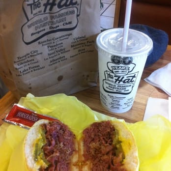 The Hat - Pastrami sandwich , sprite - American Near Me - Pasadena, California