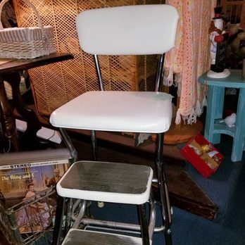 Second Stories - Vintage Costco step stool - Antiques Near Me - McCordsville, Indiana