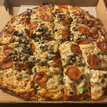 Casey's - Large thin-crust combo pizza - Pizza Near Me - Avoca, Iowa Casey's - Large thin-crust combo pizza - Pizza Near Me - Avoca, Iowa