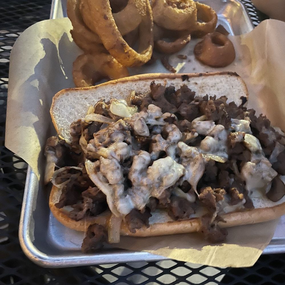 Philly cheese steak sandwich Philly cheese steak sandwich