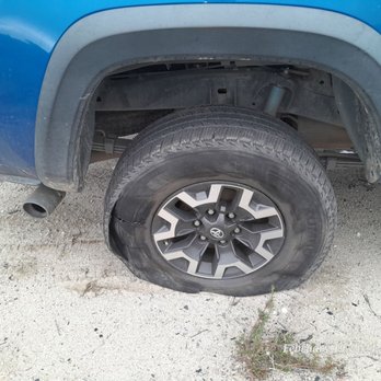 QUALITY TOWING - Unfortunate blowout - Towing Near Me